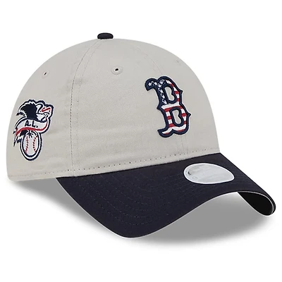 New Era /Black Boston Red Sox 2024 Fourth of July 9TWENTY Adjustable Hat