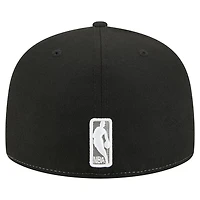 New Era Black Brooklyn Nets Repeat 59Fifty Fitted Hat