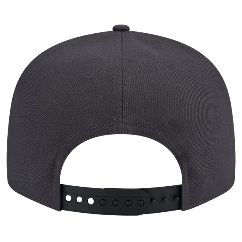 New Era Black Brooklyn Nets Throwback Gradient Tech Font 9FIFTY Snapback Hat