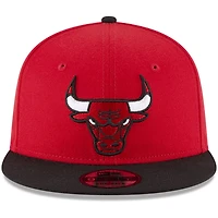 New Era /Black Chicago Bulls 2-Tone 9FIFTY Adjustable Snapback Hat