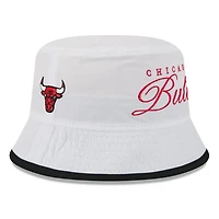 New Era Black Chicago Bulls 2025 NBA Draft Nylon Bucket Hat