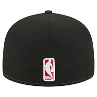 New Era Black Chicago Bulls Repeat 59Fifty Fitted Hat