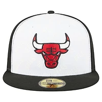 New Era Black Chicago Bulls Repeat 59Fifty Fitted Hat
