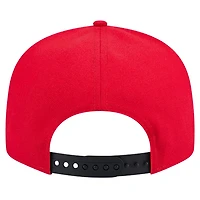 New Era Black Chicago Bulls Throwback Gradient Tech Font 9FIFTY Snapback Hat