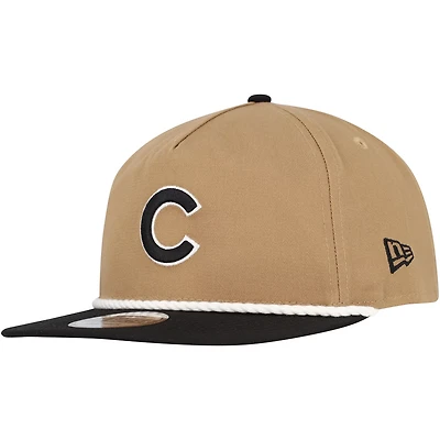 New Era Black Chicago Cubs Golfer Snapback Hat