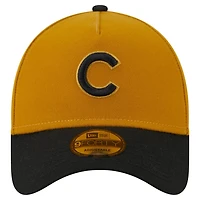 New Era Black Chicago Cubs Rustic A-Frame 9FORTY Adjustable Hat