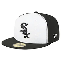 New Era Black Chicago Sox Repeat 59FIFTY Fitted Hat