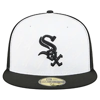 New Era Black Chicago Sox Repeat 59FIFTY Fitted Hat
