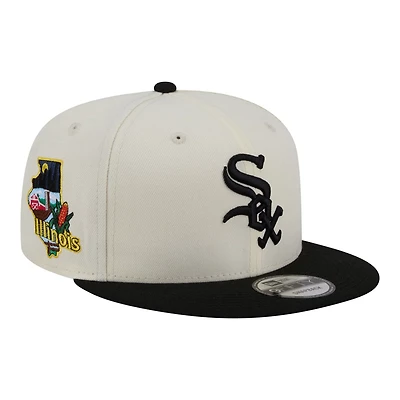 New Era Black Chicago White Sox Localized 9FIFTY Snapback Hat