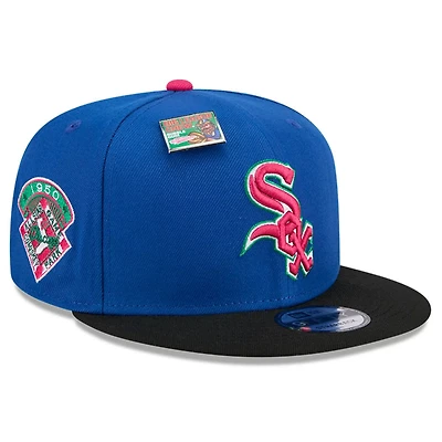 New Era /Black Chicago White Sox Watermelon Big League Chew Flavor Pack 9FIFTY Snapback Hat