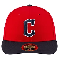 New Era Black Cleveland Guardians Authentic Collection On-Field Low Profile 59FIFTY Fitted Hat