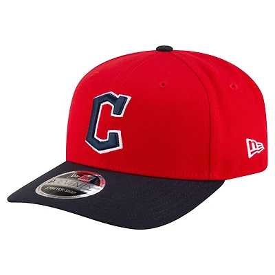 New Era Black Cleveland Guardians Player Replica 9SEVENTY Adjustable Hat