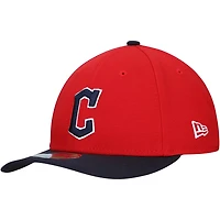 New Era Black Cleveland Guardians Replica 9FORTY Adjustable Hat