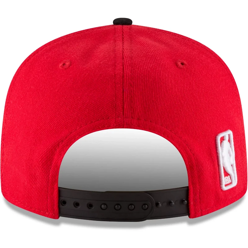 New Era Black Houston Rockets Two-Tone 9FIFTY Adjustable Hat