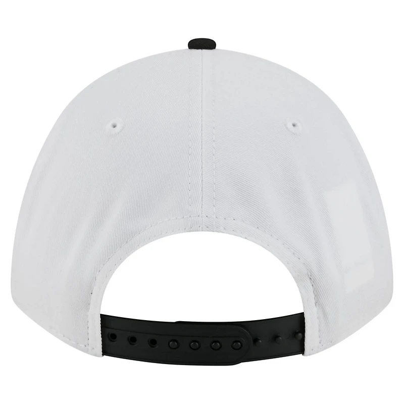 New Era Black Iowa Hawkeyes Arch Two-Tone Rope 9FORTY A-Frame M-Crown Adjustable Hat