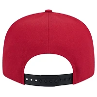 New Era Black Miami Heat Throwback Gradient Tech Font 9FIFTY Snapback Hat