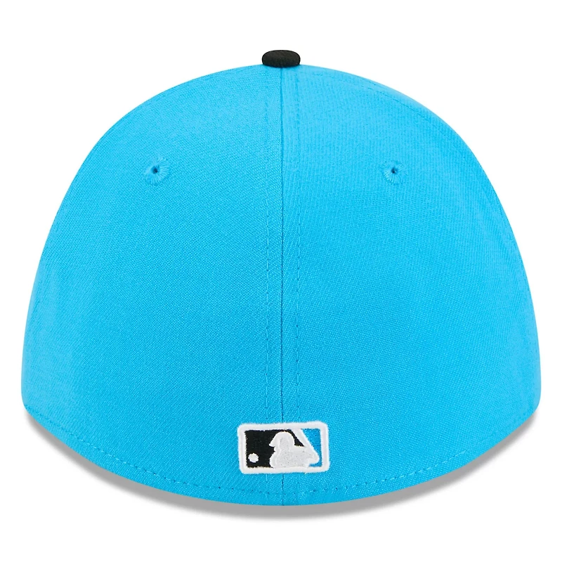 New Era Black Miami Marlins 2026 Spring Training M-Crown 39THIRTY Flex Hat