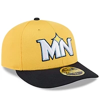 New Era Black Minnesota Twins City Connect Batting Practice Low Profile 59FIFTY Fitted Hat