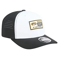 New Era Black Missouri Tigers Perforated Patched 9SEVENTY Adjustable Hat