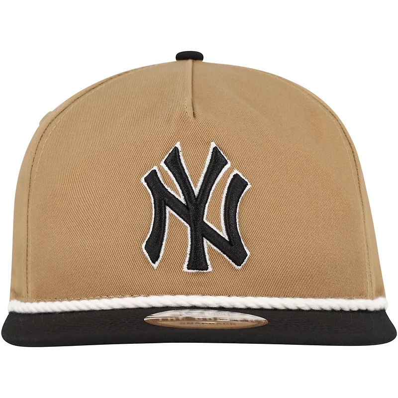 New Era Black New York Yankees Golfer Snapback Hat