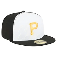 New Era Black Pittsburgh Pirates Repeat 59FIFTY Fitted Hat
