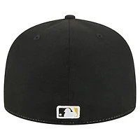 New Era Black Pittsburgh Pirates Repeat 59FIFTY Fitted Hat