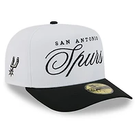 New Era Black San Antonio Spurs 2025 NBA Draft A-Frame 59FIFTY Fitted Hat