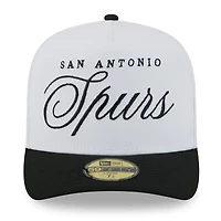 New Era Black San Antonio Spurs 2025 NBA Draft A-Frame 59FIFTY Fitted Hat