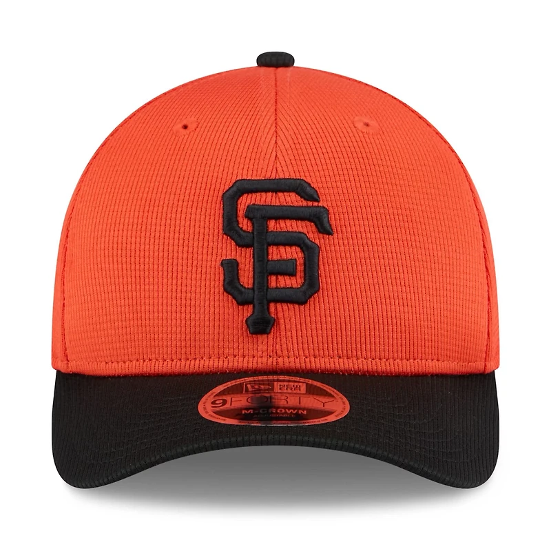 New Era Black San Francisco Giants 2025 Spring Training 9FORTY Adjustable Hat