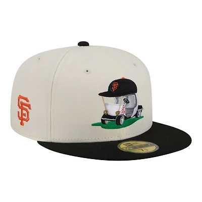 New Era Black San Francisco Giants Bullpen Cart 59FIFTY Fitted Hat