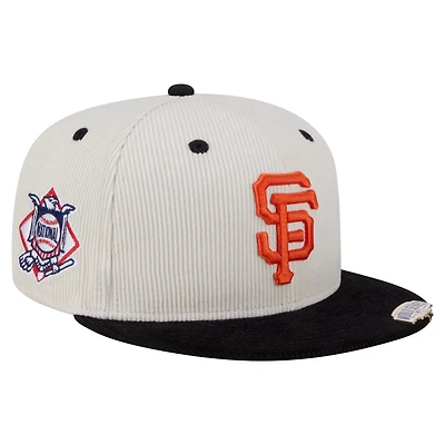 New Era Black San Francisco Giants Two-Tone Corduroy 59FIFTY Fitted Hat