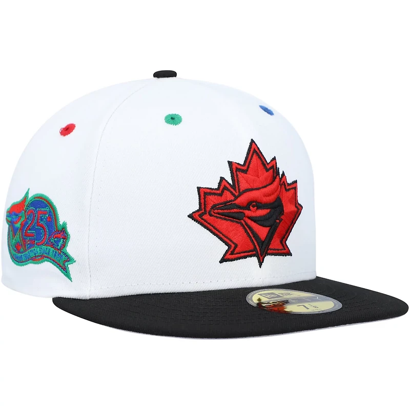 New Era Black Toronto Blue Jays 25th Anniversary Primary Eye 59FIFTY Fitted Hat