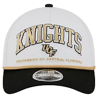 New Era Black UCF Knights Arch Two-Tone Rope 9FORTY A-Frame M-Crown Adjustable Hat