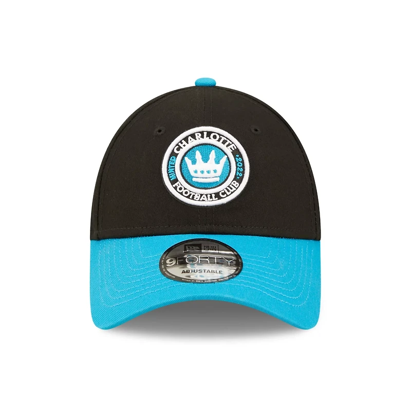 New Era Blue Charlotte FC Basic 9FORTY Adjustable Hat