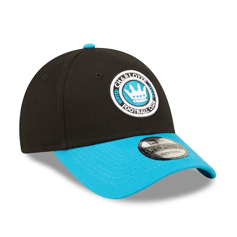 New Era Blue Charlotte FC Basic 9FORTY Adjustable Hat