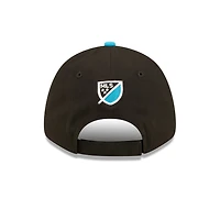 New Era Blue Charlotte FC Basic 9FORTY Adjustable Hat