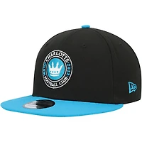 New Era Blue Charlotte FC Two-Tone 9FIFTY Snapback Hat