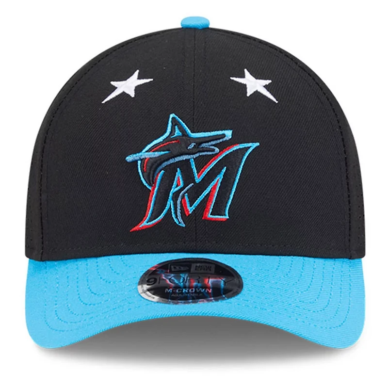 New Era Blue Miami Marlins 2025 MLB All-Star Game 9FORTY M-Crown Adjustable Hat