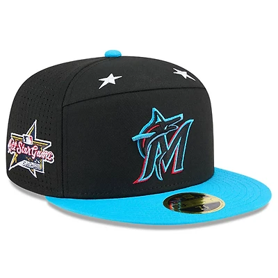 New Era Blue Miami Marlins 2025 MLB All-Star Game Side Patch 59FIFTY Fitted Hat