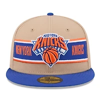 New Era /Blue New York Knicks 2024 NBA Draft 59FIFTY Fitted Hat