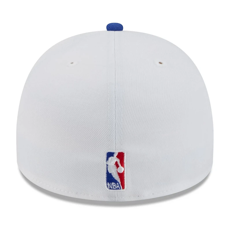 New Era Blue New York Knicks 2025 NBA Draft A-Frame 59FIFTY Fitted Hat
