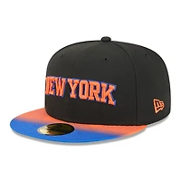 New Era Blue New York Knicks Jersey Hook Statement Edition 59FIFTY Fitted Hat