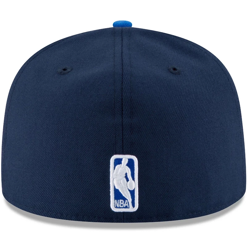 New Era Blue Oklahoma City Thunder 2025 NBA Finals Champions Side Patch Two-Tone 59FIFTY Fitted Hat