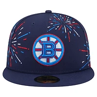 New Era Boston Bruins Americana Fireworks 59FIFTY Fitted Hat