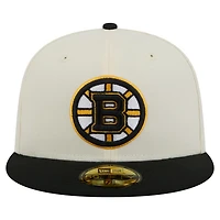 New Era Boston Bruins Chrome Two-Toned 59FIFTY Fitted Hat