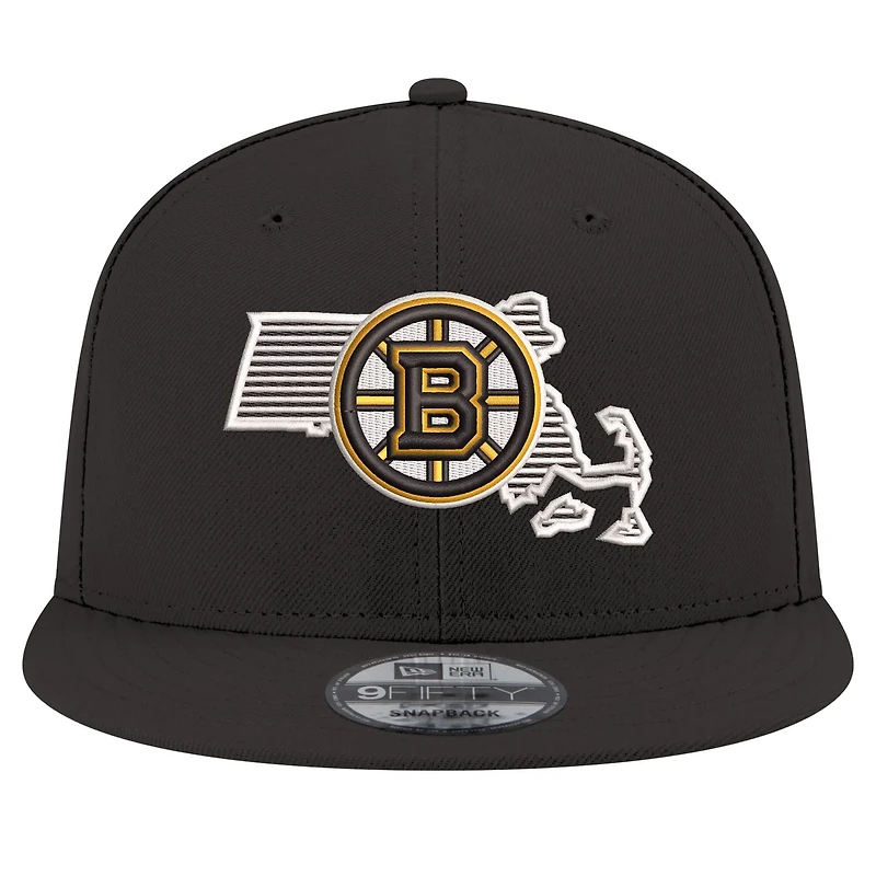 New Era Boston Bruins State Pride 9FIFTY Snapback Hat