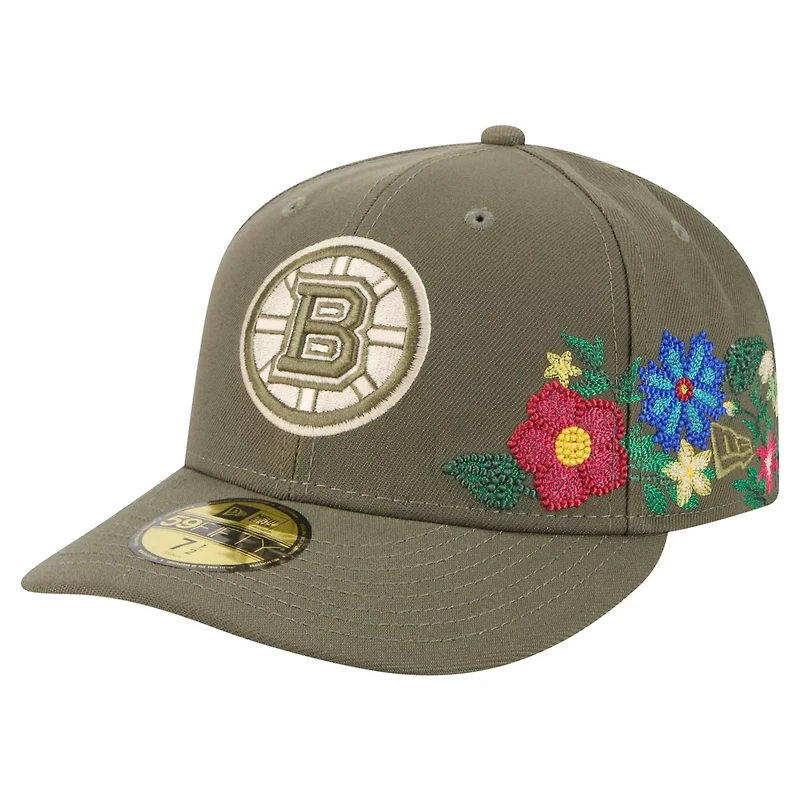 New Era Boston Bruins Tonal Florals 59FIFTY Fitted Hat