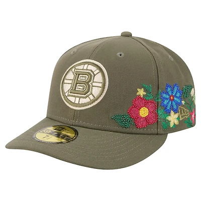 New Era Boston Bruins Tonal Florals 59FIFTY Fitted Hat