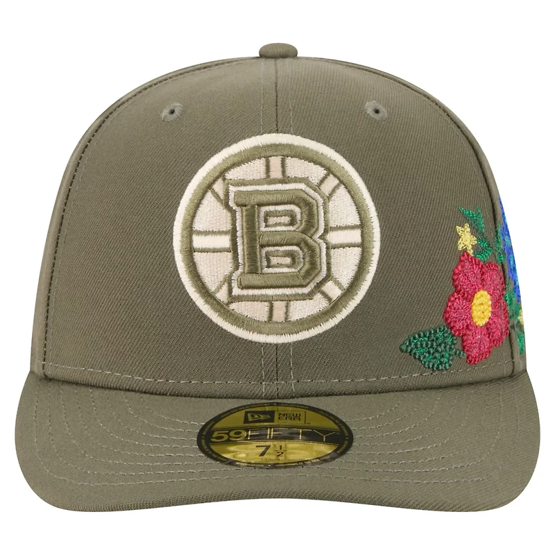 New Era Boston Bruins Tonal Florals 59FIFTY Fitted Hat