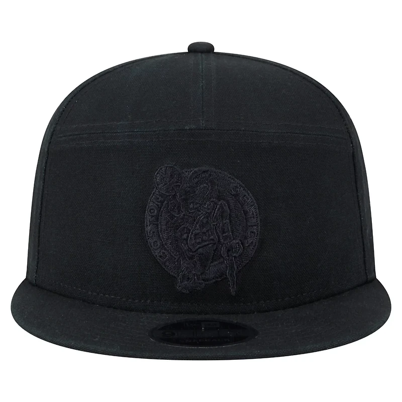 New Era Boston Celtics Adventure Canvas Split Panel 9FIFTY Snapback Hat